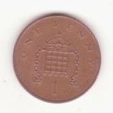 Marea Britanie 1 Penny 1994- Elizabeth II 3rd portrait; magnetic