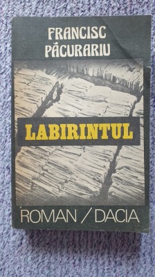 Labirintul, de Francisc Pacurariu, Editura Dacia 1986 foto