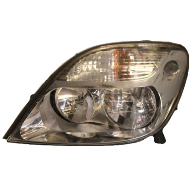Far fata Renault Scenic 1 1999-2003, bec H1+H7, partea stanga, regl electrica, Original 7701047604 , cu reflector silver foto