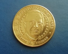 M3C1 86 - Jeton de colectie - presedinti americani HARRY S TRUMAN - SUNOCO 2000