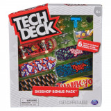 Set 6 mini placi skateboard, Tech Deck, Bonus Pack, Thank you, 20140843
