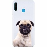 Husa silicon pentru Huawei P30 Lite, Simple Pug Selfie