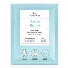 Masca de fata tip servetel cu acid hialuronic Hydro Bomb, 1 bucata, Equivalenza