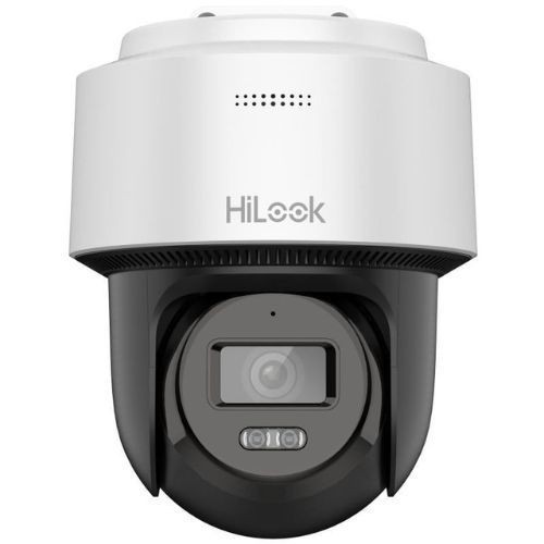 Camera supraveghere IP PT Hikvision HiLook HI-PTZ-N2C400M-DE(4mm)(B), 4MP, 4mm, Smart Hybrid Light, Audio, slot microSD, PoE, IP66 SafetyGuard Surveil