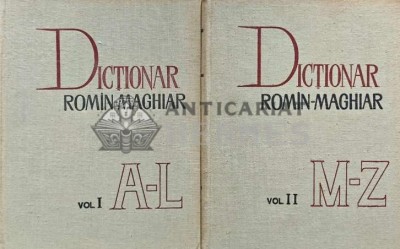 Dictionar roman maghiar. A-Z (2 volume) - 1964 (AD119) foto