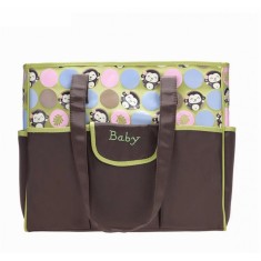 Geanta pentru mamici Mama Bag Monkey Verde