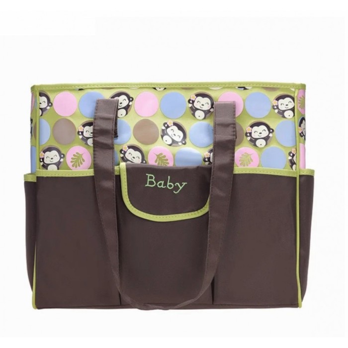 Geanta pentru mamici Mama Bag Monkey Verde