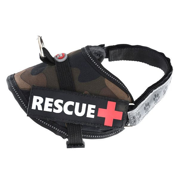 Ham pentru c&acirc;ini Rescue XS 30 - 40 cm, camuflaj