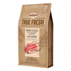 Carnilove True Fresh Adult Large cu Rață, hrană uscată fără cereale câini, 4kg