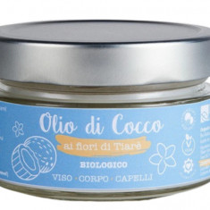 Ulei organic pur de cocos cu flori de tiare, 150ml, La Saponaria