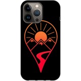 Husa compatibila cu Apple iPhone 12 Mini Nature Map Pin, Silicon, TPU, Viceversa