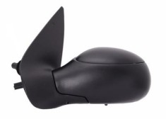 Oglinda exterioara Citroen C3 (Fc), 01.2002-07.2005, Citroen C3 (Fc), 07.2005-12.2010 , partea Stanga, culoare sticla crom, sticla convexa, carcasa n