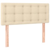 Cumpara ieftin Tablie de pat, crem, 100x5x78/88 cm, textil