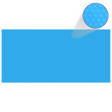 Folie dreptunghiulară pentru piscină din PE, 450 x 220, albastru, vidaXL
