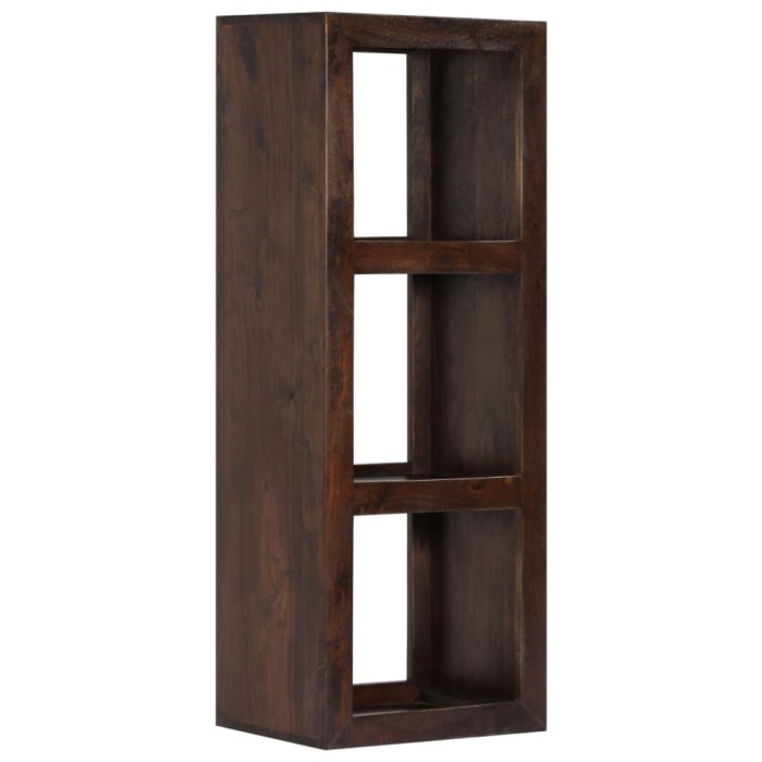 Gossi dulap consola, 40 x 30 x 110 cm, lemn masiv de acacia