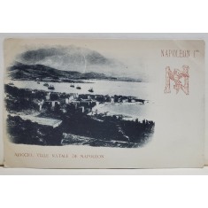 AJACCIO , VILLE NATALE DE NAPOLEON , CARTE POSTALA ILUSTRATA , CLASICA