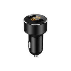 INCARCATOR AUTO 2XUSB 3.6A CU AFISAJ TENSIUNE/PUTERE LED