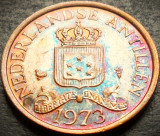 Moneda exotica 1 CENT - ANTILELE OLANDEZE (Caraibe), anul 1973 *cod 5070 A CAMEO