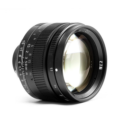 Obiectiv manual 7Artisans 50mm F1.1 negru pentru Leica M-mount foto