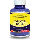 Calciu + D3 + K2 Mena Q7 Naturala 120Cps