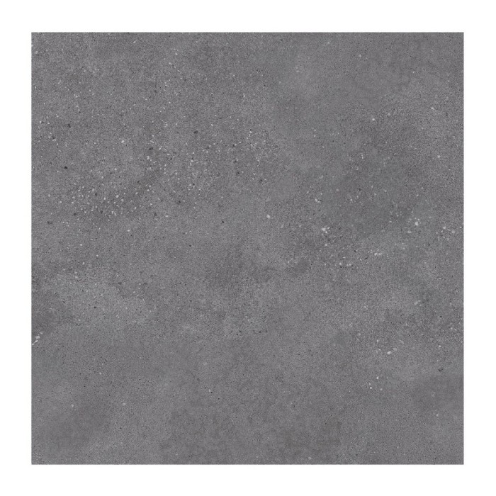 Gresie exterior / interior portelanata Betonico Black, 60 x 60 cm, negru, mata, rectificata, aspect piatra