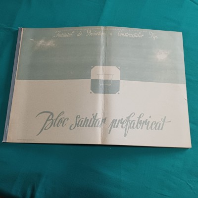 BLOC SANITAR PREFABRICAT /INSTITUTUL DE PROIECTARE A CONSTRUCȚIILOR TIP/1966 *07 foto