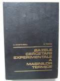 N. Apostolescu - Bazele cercetării experimentale a mașinilor termice