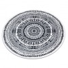 Covor FUN Napkin şerveţel cerc - cremă, cerc 200 cm, Rotund, Polipropilena