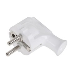 Stecher Schuko 90? WT-35 alb, compact pentru prize si prelungitoare foto