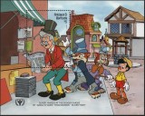 Antigua &amp; Barbuda MNH 1990 - Disney desene animate Dickens - colita