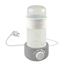 Incalzitor biberoane si sterilizator Beaba Baby Milk Second, Gri