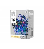 Ghirlanda luminoasa pentru craciun cu 120 LEDuri 12M multicolor, Oem