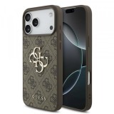 Husa pentru Apple iPhone 18 Pro / 17 Pro, Guess, 4G Big Logo, Maro