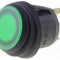 Intrerupator cu LED 24V verde