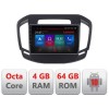 Navigatie Opel Insignia 2014-2016 E-338 Octa Core cu Android Radio Bluetooth Internet GPS WIFI DSP 4+64GB 4G CarStore Technology