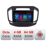 Navigatie Opel Insignia 2014-2016 E-338 Octa Core cu Android Radio Bluetooth Internet GPS WIFI DSP 4+64GB 4G CarStore Technology