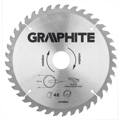 Disc pt Fierastrau debitor,carbura, 190 x 30 mm, 40 dinti 57H670 foto