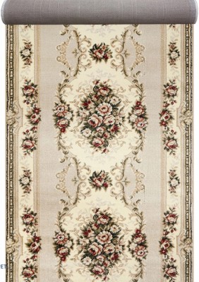 Traversa Covor Lotos 574-100 Latime 60 cm Diferite Lungimi 1800 gr/mp Crem/Bej foto