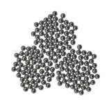 Set 300 bile metalice pentru airsoft si prastie 7 mm, argintiu