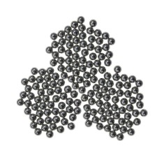 Set 300 bile metalice pentru airsoft si prastie 7 mm, argintiu