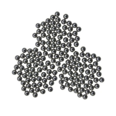 Set 300 bile metalice pentru airsoft si prastie 7 mm, argintiu foto