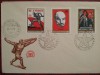 1969-Ungaria-50 ani revolutia-Lenin-FDC, Circulata, Printata