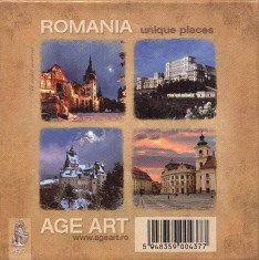 Set 4 Suporturi Pahare Imagini Romania | Age Art foto