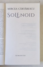 SOLENOID , roman de MIRCEA CARTARESCU , 2025 *COPERTA REFACUTA