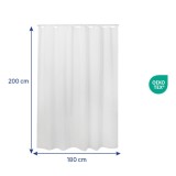 Cumpara ieftin Perdea dus Mia, PEVA, 180 x 200 cm, Alb