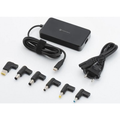 Incarcator Forcell F-Energy E856 pentru Laptop, 65W, Negru foto