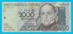 Venezuela 2000 Bolivares 1998 &amp;quot;Andres Bello&amp;quot; UNC seria B21527750 foto