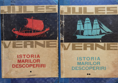 Istoria Marilor Descoperiri Vol.1-2 (legate Si Cartonate) - Jules Verne , B984 foto