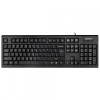 Tastatura KR-85 A4Tech, USB, neagra, Cu fir