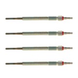 Cumpara ieftin Set 4 bujii incandescente Bosch pentru Audi A3, A4 B7, A6 C6, Seat Altea, Leon, Toledo, Skoda Octavia, Superb, Golf V, Passat B6, Touran, Jetta